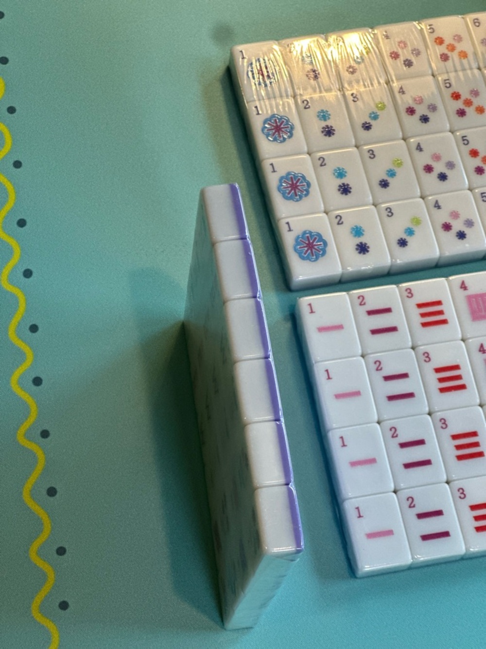 Hobby Lobby Lavender Purple Mahjong Tile Set - Picture 5 of 8
